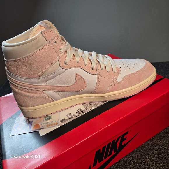 Nike Air Jordan 1 Retro High OG Washed Pink White Sail FD2596-600 wmns 11.5 M 10 - Picture 9 of 11